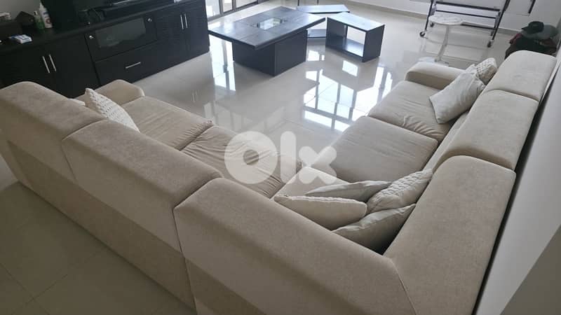 Sofa L made of real wood very comfy 3