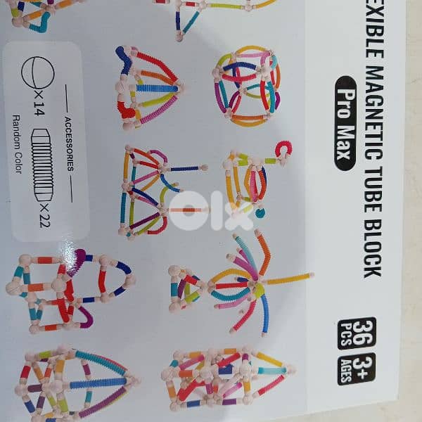 Flexible Magnnetic tube blocks 0