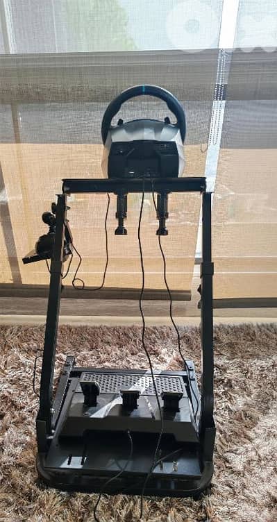 steering wheel + stand