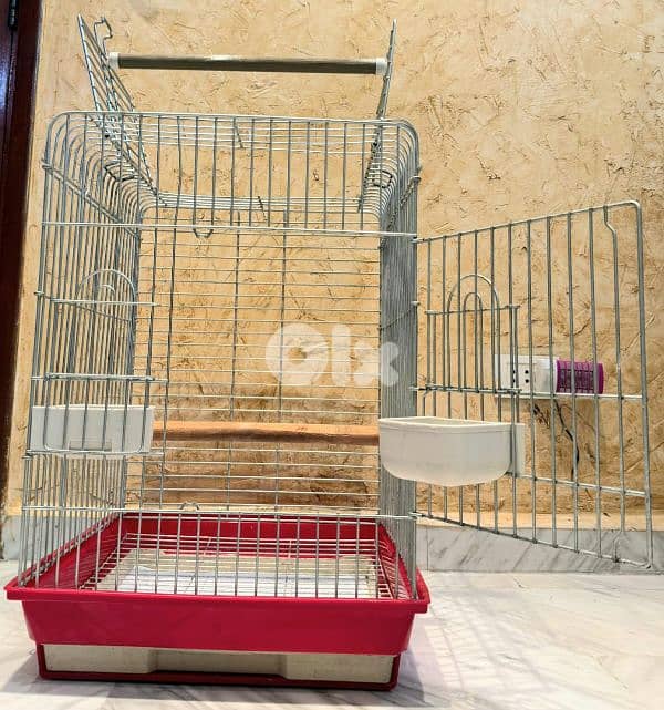 قفص كبير  للببغاء أو كروان نوعية ممتازة ايطالي 1