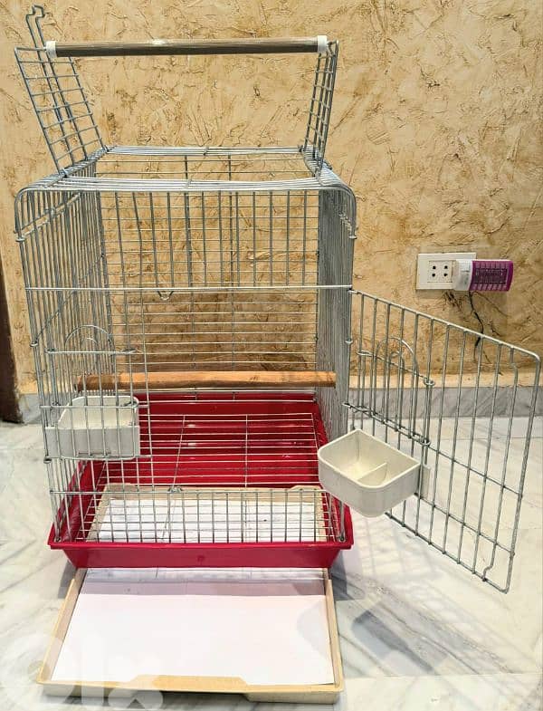 قفص كبير  للببغاء أو كروان نوعية ممتازة ايطالي 3