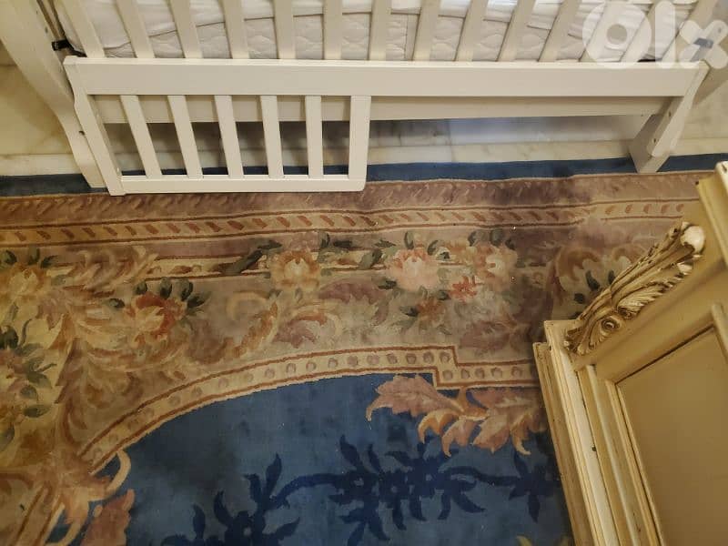 baby crip , bed adjustable with mattress 3