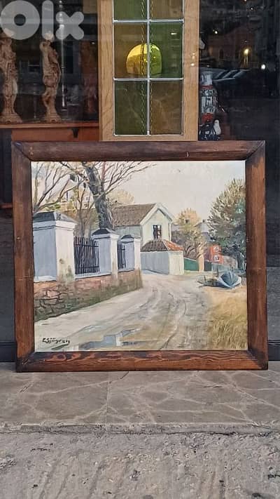 لوحة رسم زيتي اوروبية