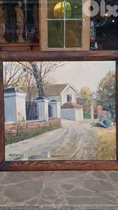 لوحة رسم زيتي اوروبية 2