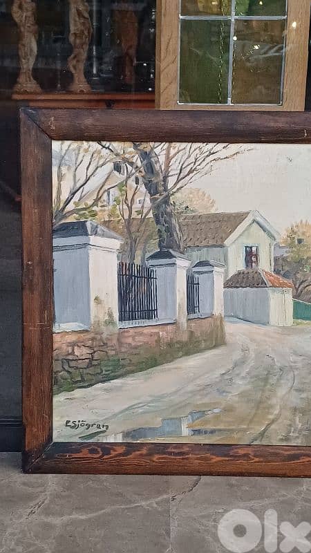 لوحة رسم زيتي اوروبية 4