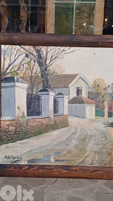 لوحة رسم زيتي اوروبية 5