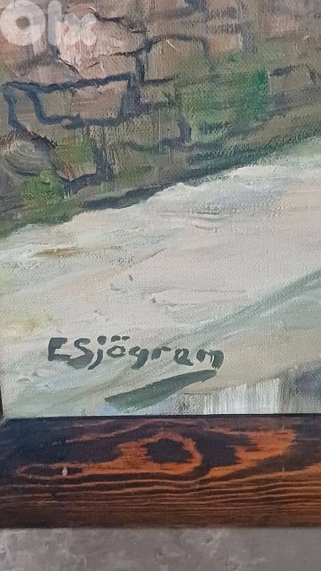 لوحة رسم زيتي اوروبية 7