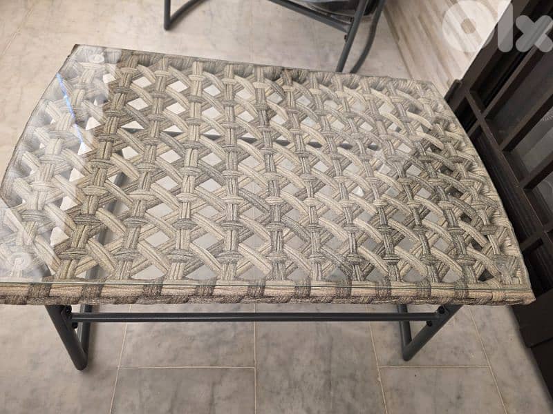 outdoor furniture (3+1+1 + table) 6