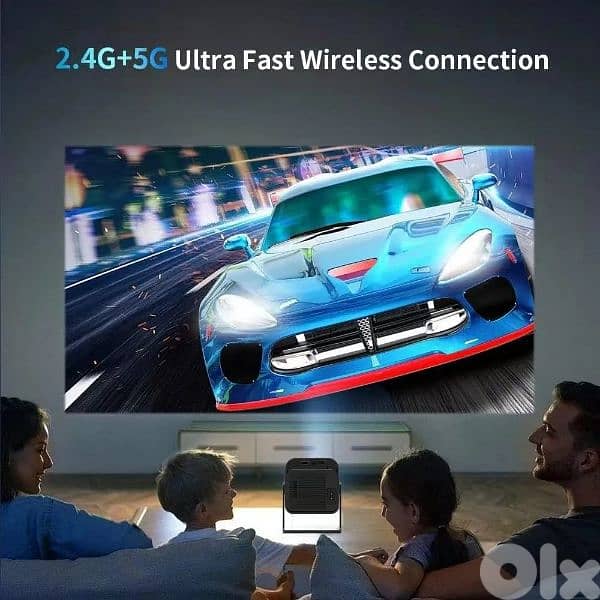 Projector 4k + Games Delivery Available! 2