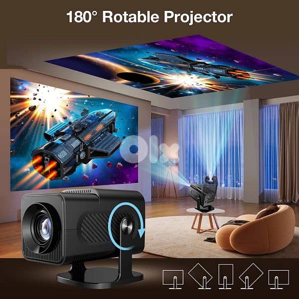 Projector 4k + Games Delivery Available! 4