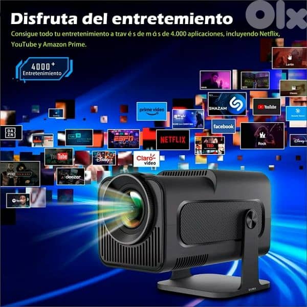 Projector 4k + Games Delivery Available! 5