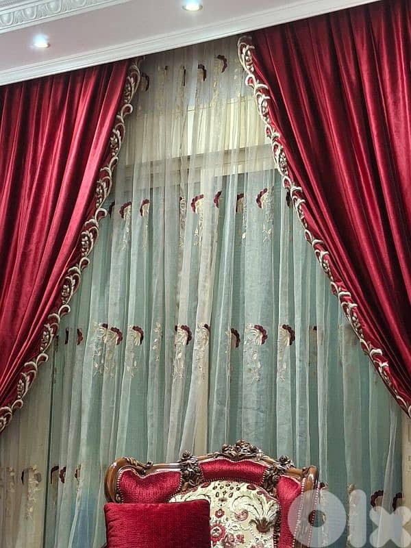 برداية عرض ٣ متر ارتفاع ٣ متر - فخمة جدا - نوعية ممتازة - ١٧٠ $ 0