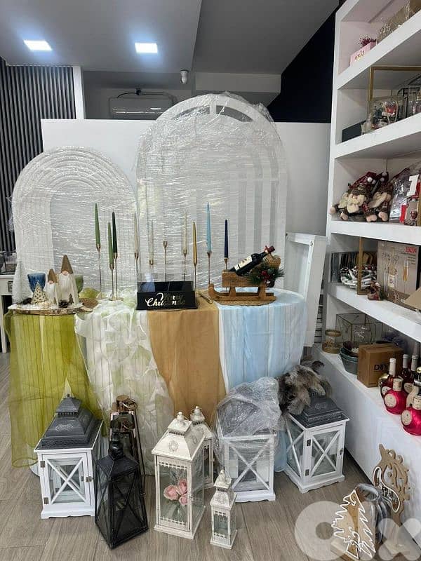 للبيع تجهيزات ديكور  لمناسبات أعراس خطوبة عمادة قربابة أعياد ميلاد 5