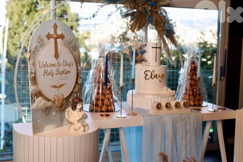 للبيع تجهيزات ديكور  لمناسبات أعراس خطوبة عمادة قربابة أعياد ميلاد 13