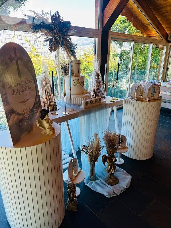 للبيع تجهيزات ديكور  لمناسبات أعراس خطوبة عمادة قربابة أعياد ميلاد 14