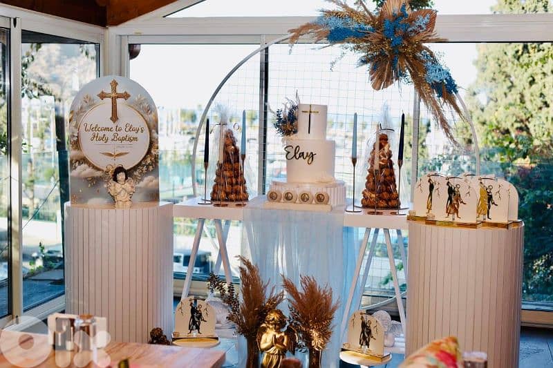 للبيع تجهيزات ديكور  لمناسبات أعراس خطوبة عمادة قربابة أعياد ميلاد 15