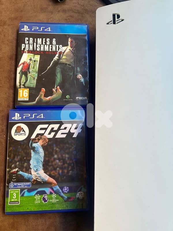 ps5 fat 1T with 2 original controllers 2 games 550$ 0