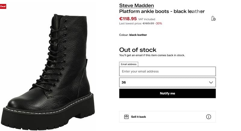 STEVE MADDEN RANGER BOOTS NEVER WORN 14