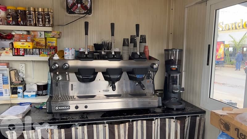 مكنة إكسبرس رانشيليو ليڤا 2024 شبه جديدة + مطحنة رانشيليو موديل 2025 6