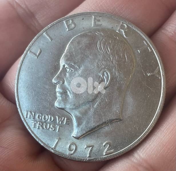 عملة واحد دولار أمريكي أيزنهاور سنة 0