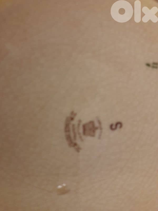 2 old hand decorated dished 1