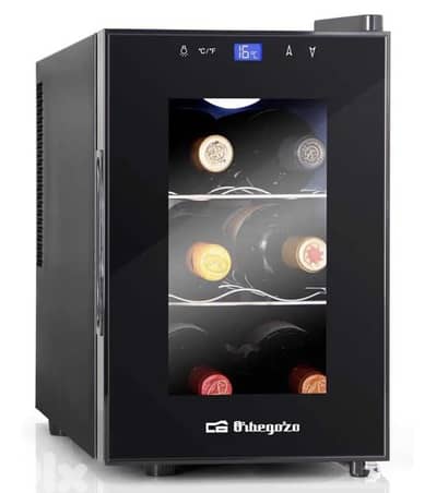 Orbegozo VT 610 Wine Cooler, Black, 17 L