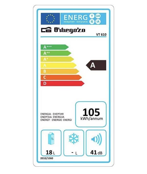 Orbegozo VT 610 Wine Cooler, Black, 17 L 8