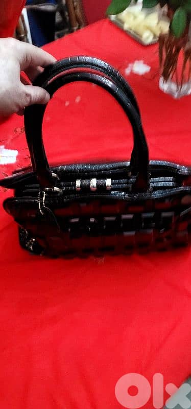 Leather hand bag 1