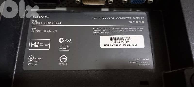 Sony Monitor for 10$ 2