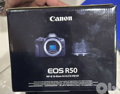 Canon camera EOS R50 RF-S 18-45mm F4.5-6.3 IS STM Kit black