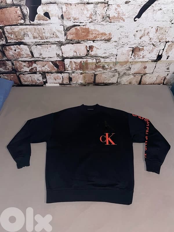 Calvin Klein Black and Red Sweater CL 2