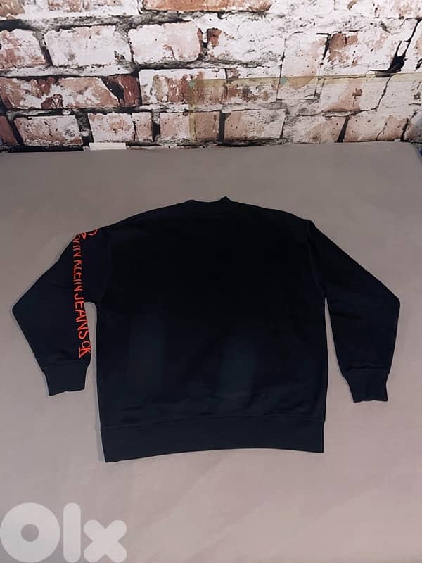 Calvin Klein Black and Red Sweater CL 4