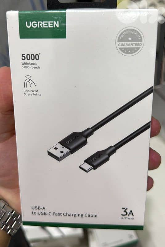 Ugreen usb-a to usb-c 2m black 0