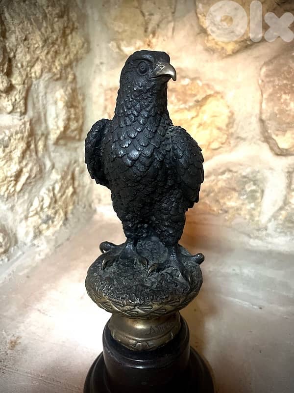 Pair of Decorative Black Bird Sculptures from 1960s 1