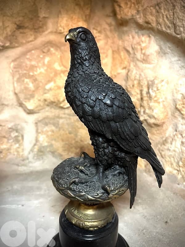 Pair of Decorative Black Bird Sculptures from 1960s 2