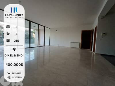 brand new apartment with terrace for sale in dik el mehdi
