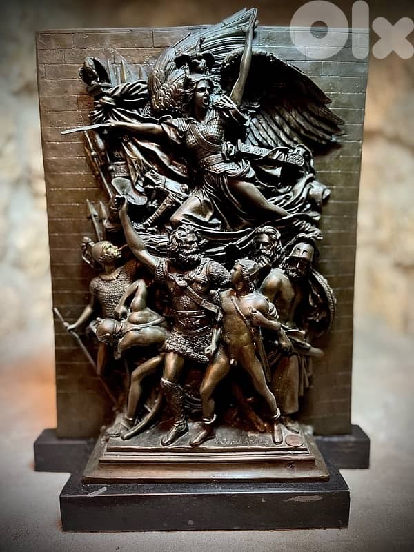 Michelangelo – Bronze Relief Sculpture, 1950s 2