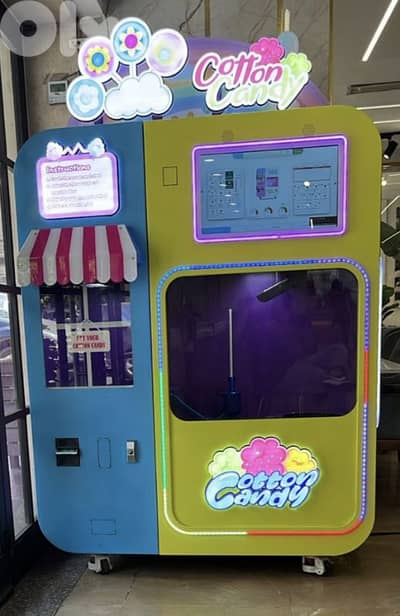 Cotton Candy Vending Machine
