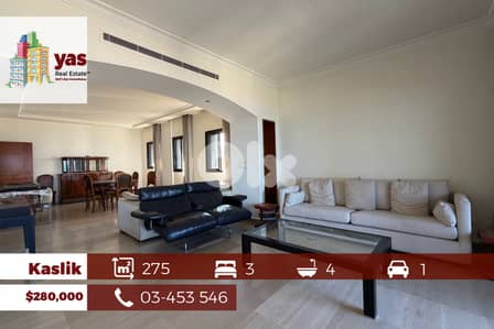 Kaslik 275m2 | Panoramic Sea | High End | Calm Street | EH/KH