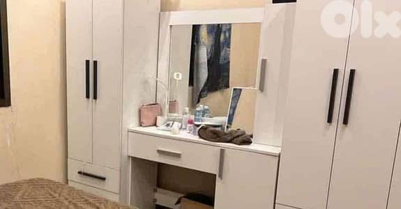 3 closets + 1 dresser + 2 side tables