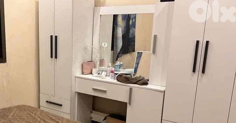 3 closets + 1 dresser + 2 side tables 0