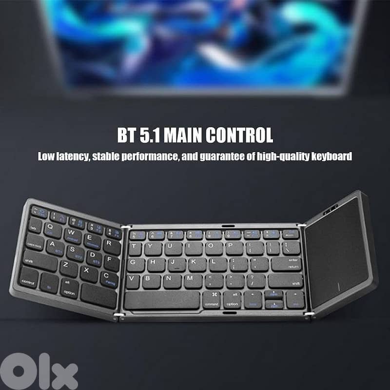 Portable Folding Bluetooth Keyboard 1