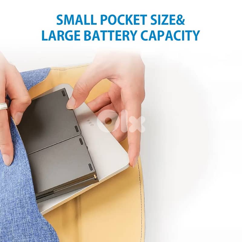 Portable Folding Bluetooth Keyboard 2