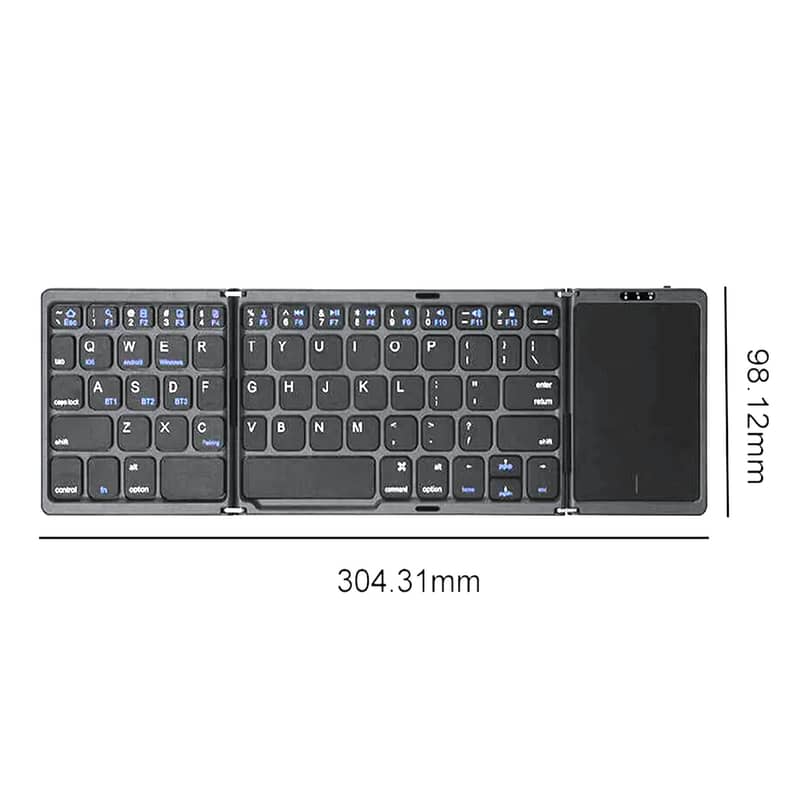 Portable Folding Bluetooth Keyboard 5