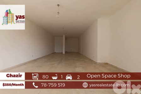 Ghazir 80m2 | Shop | Open Space | Prime Location | Active Street | IV