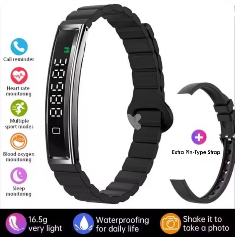 Ultra Slim & Light Weight SmartBand Watch 0