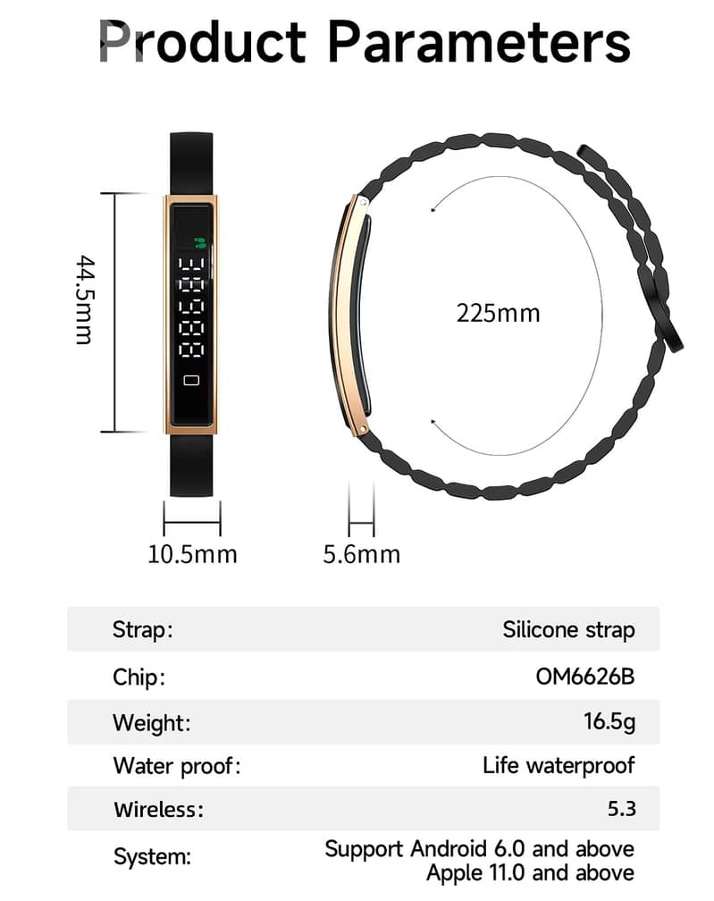 Ultra Slim & Light Weight SmartBand Watch 5