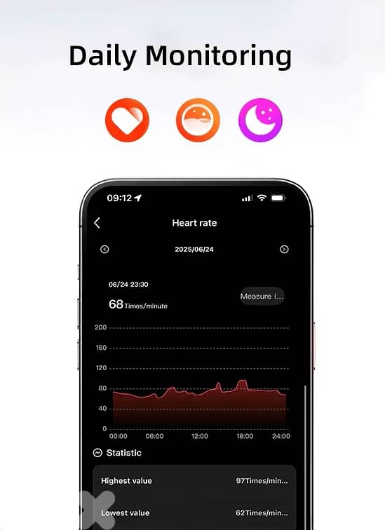 Ultra Slim & Light Weight SmartBand Watch 9