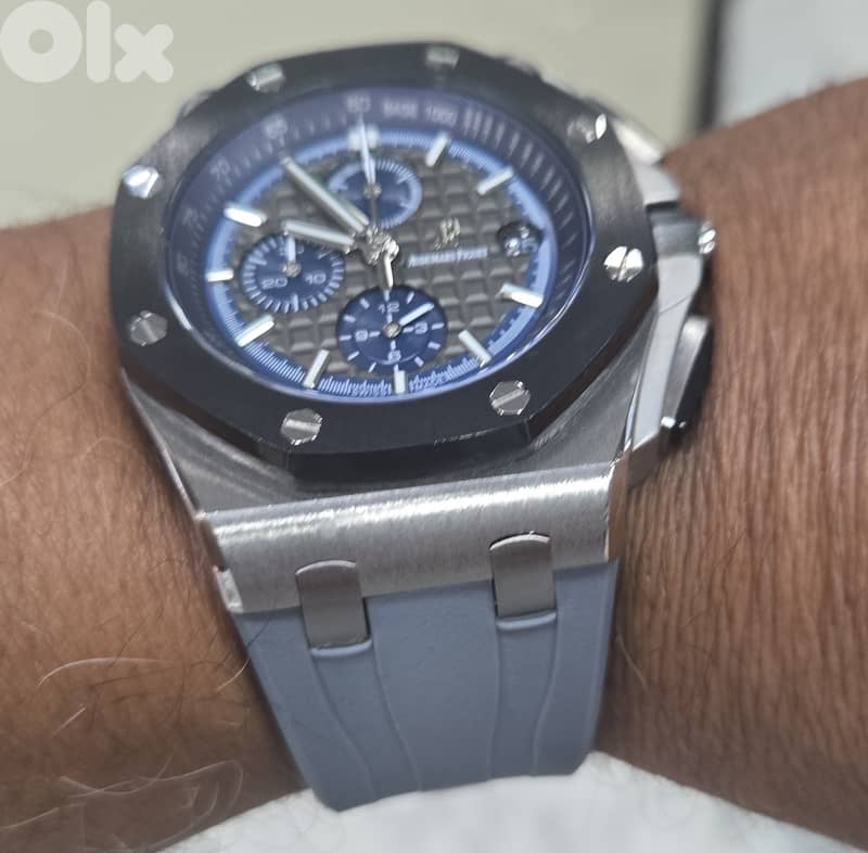 AP Royal Oak Watch Caliber 44mm Sapphire SS 3