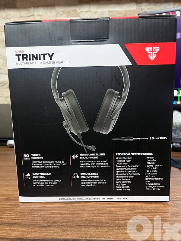 Fantech MH88 Trinity Multi-Platform Gaming Headset / Headphones 1